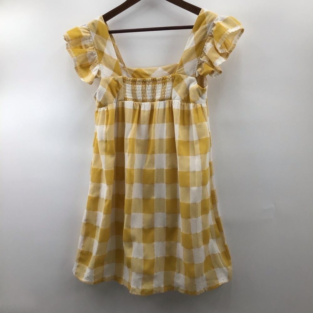Entro Gingham Yellow and White Checker Dress - Picture 4 of 10